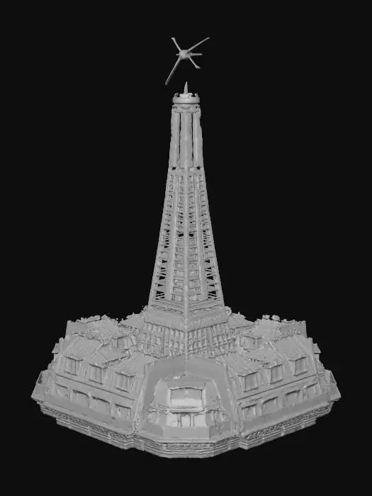 3D model for Futuristic Wind Tower