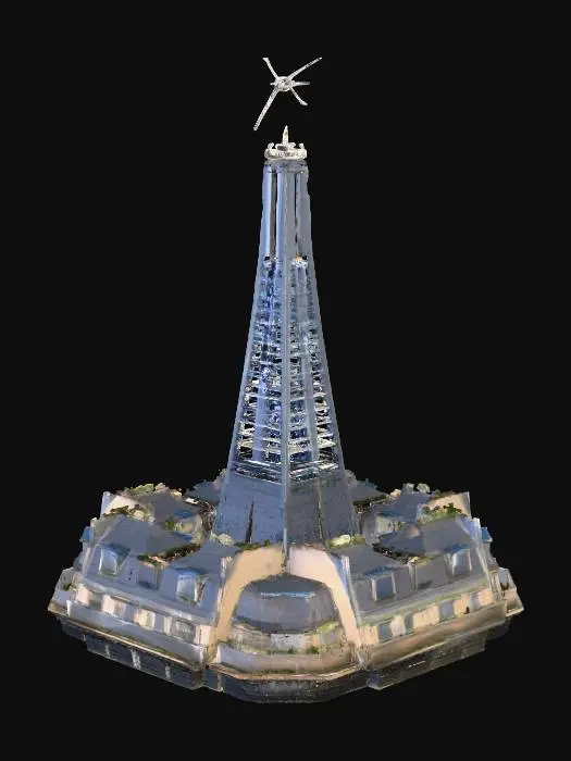 3D model for Futuristic Wind Tower