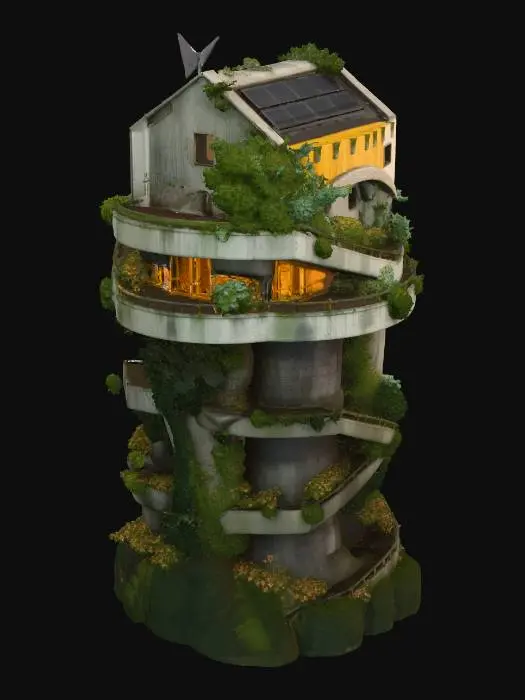 3D model for The rock Dream House