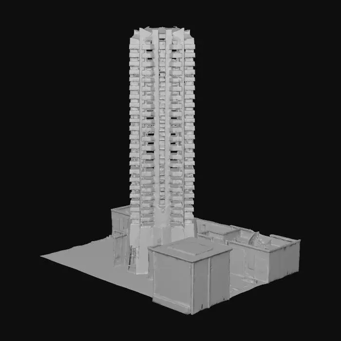 3D model for Futuristic Tower.