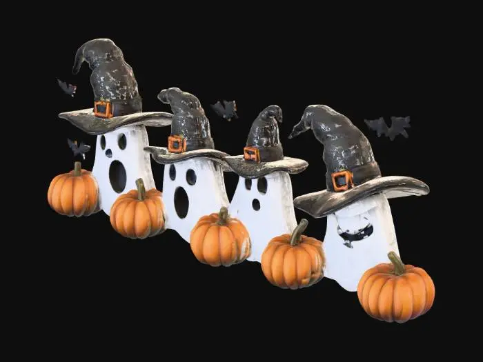 3D model for Ghostly Gathering