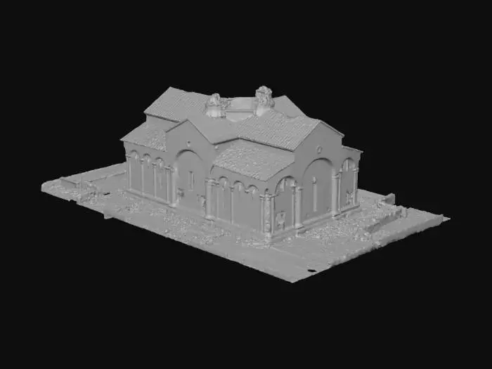 3D model for Ancient Ruins Amidst Rolling Hills