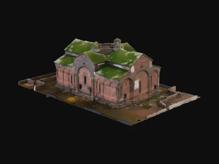 3D model for Ancient Ruins Amidst Rolling Hills