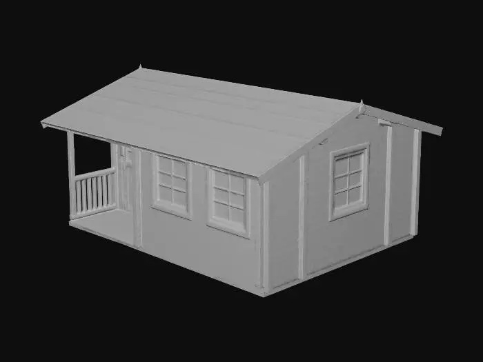 3D model for Miniature Wooden Cottage