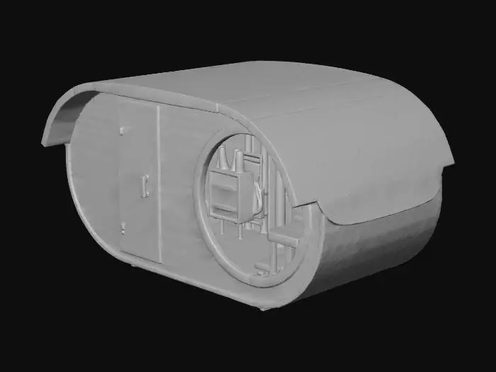 3D model for Barrel Sauna at Sunset