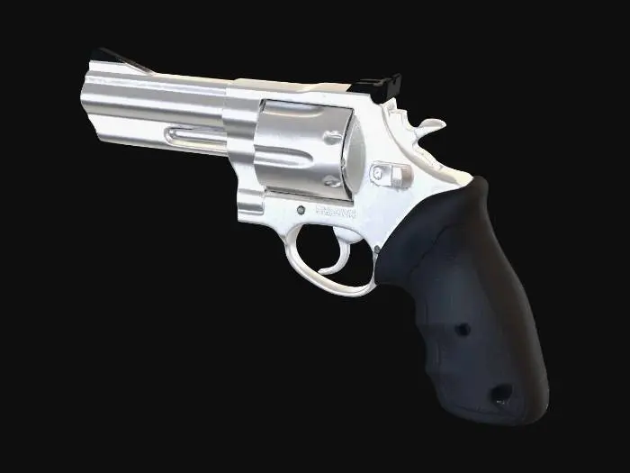 3D model for Chrome Revolver