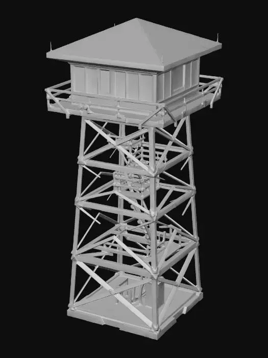3D model for Fire lookout tower