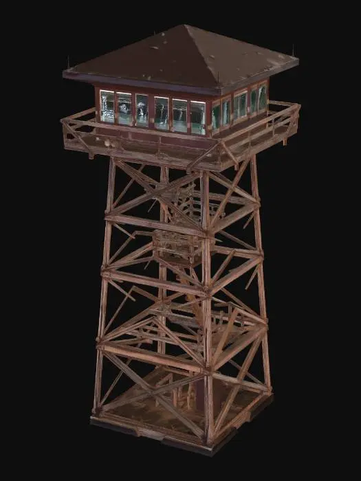 3D model for Fire lookout tower