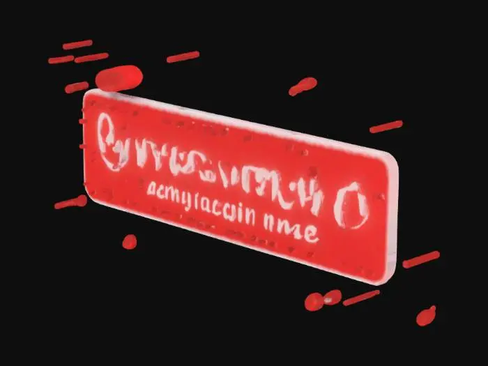 3D model for Ich möchte gerne ein Roblox Accessoire erstellen, damit ich veröffentlichen kann. Es soll quasi ein kleines Schild sein wo draufsteht subscribe me mit einem YouTube Logo. Daneben sind noch ein paar coole Partikel mit rot-weiß und ja einfach rot-weiß. Es leuchtet ein bisschen rot-weiß ja und bitte mache es so, dass wenn ich es auf einen Kopf stellen würde. Also dass ich, wenn ich es auf Kopf stellen würde das ist dann über dem Kopf quasi schräg schweben würde.