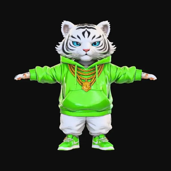 3D model for Streetwise Snow Tiger