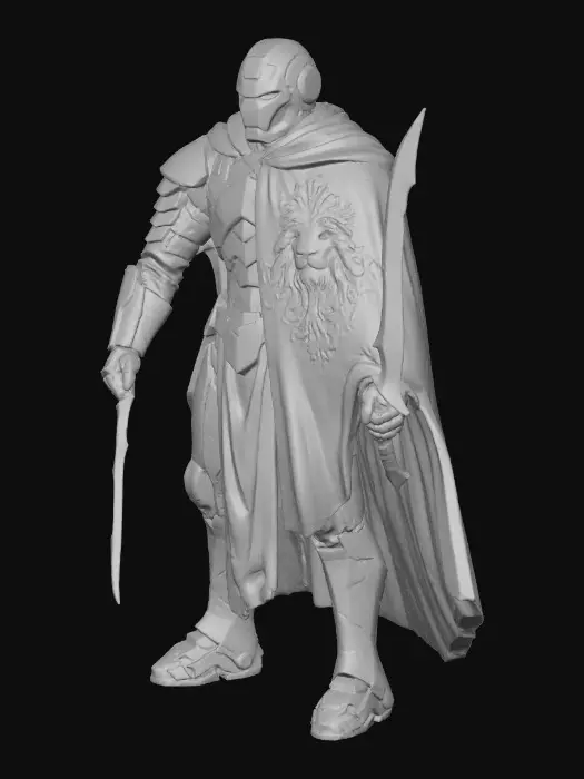 3D model for Lion Knight