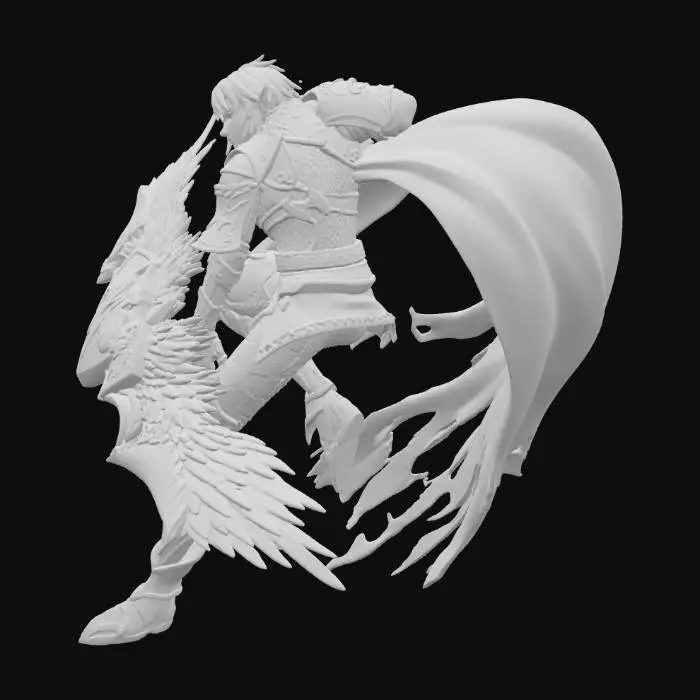 3D model for Crimson Archer