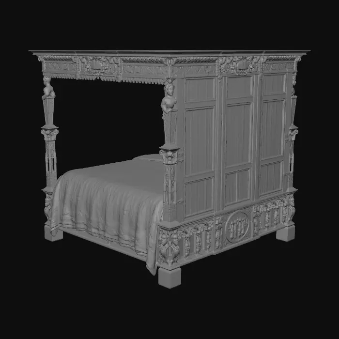 3D model for Himmelbett