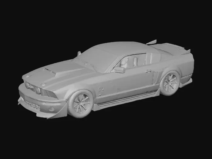 3D model for Ford mustang GT California Spécial noir 2008