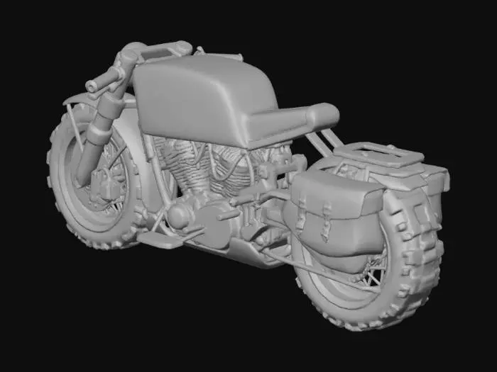 3D model for Army Motorcycle Classic