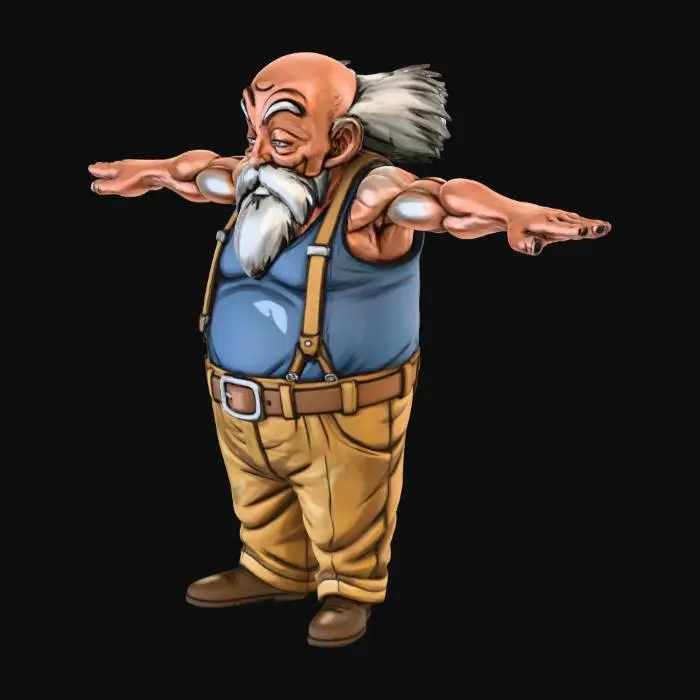 3D model for Wise T-Pose