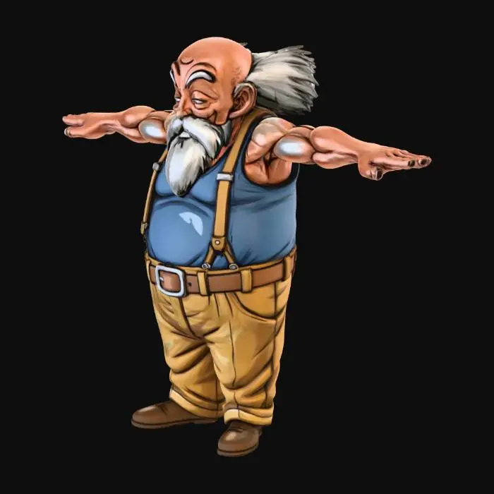 3D model for Wise T-Pose