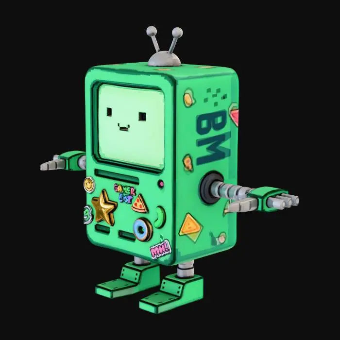 3D model for Gamer Bot Bliss