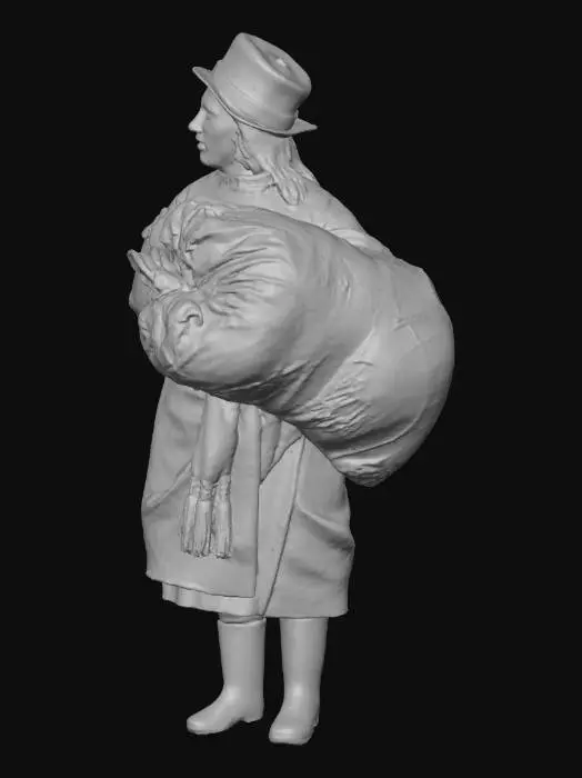 3D model for indigenous person of the Andes