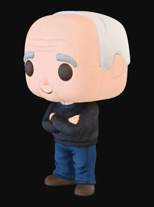 3D model for Pop Vinyl Grandpa Character