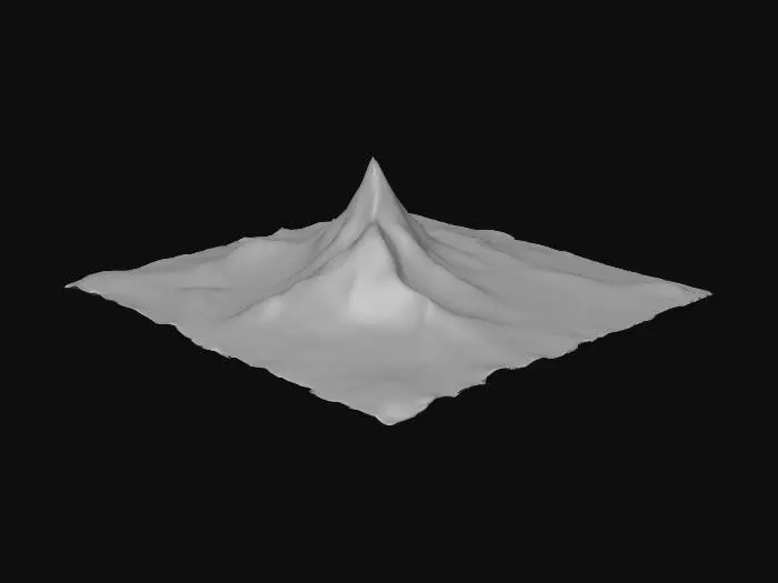 3D model for Majestic Peak