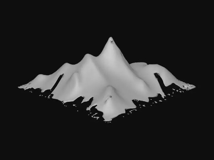 3D model for Majestic Peak