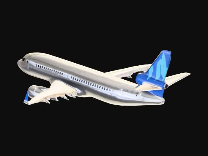 3D model for a comercial jet