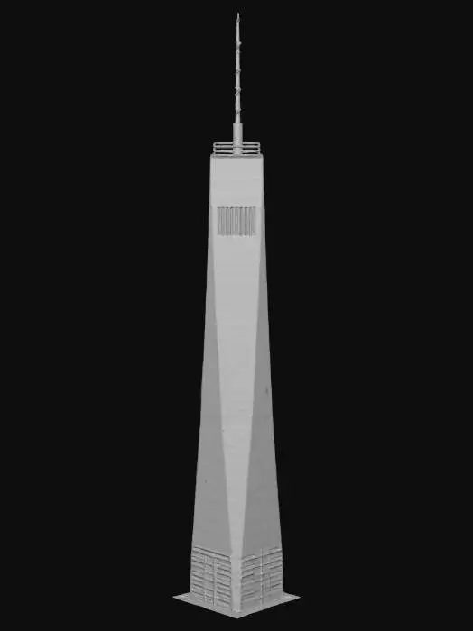 3D model for Skyscraper Design Mockup