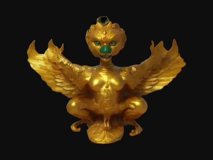3D model for Garuda plat_5726_