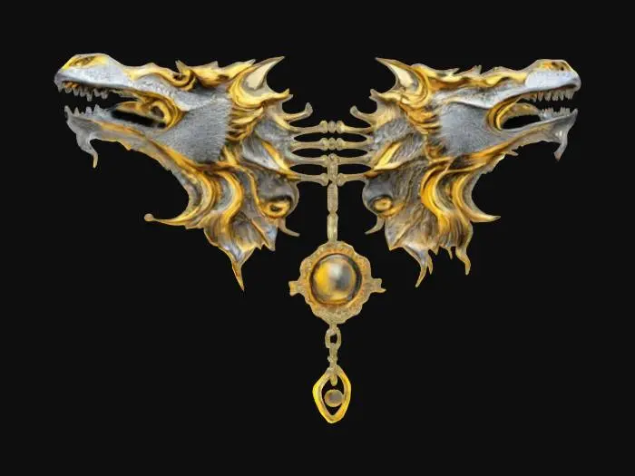 3D model for bijou 2 draks_