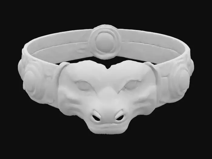 3D model for tiare croco_