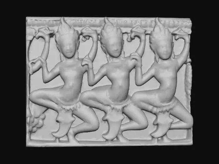3D model for 3 Apsaras_