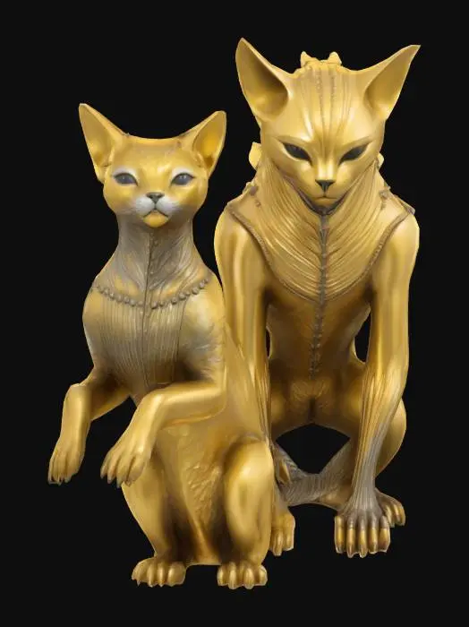 3D model for Chat & Monstre or_