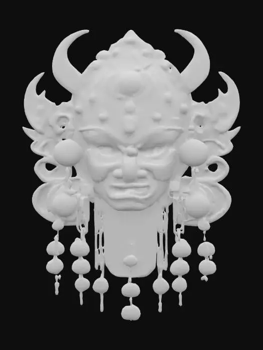 3D model for bijou guerrier_