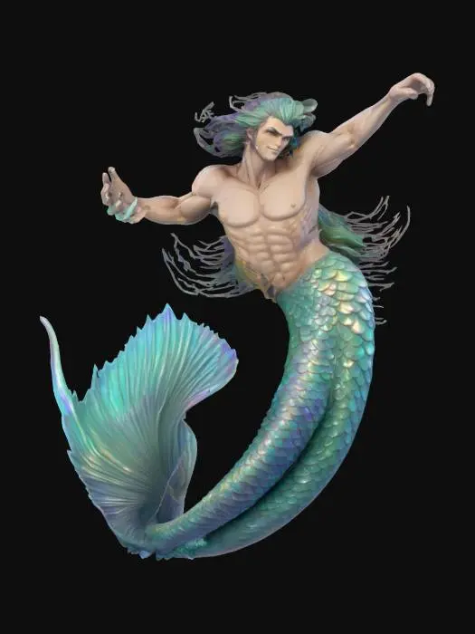 3D model for Triton bleu_