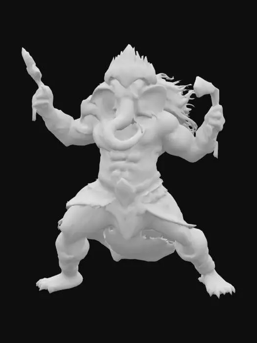 3D model for GaneshWarrior_