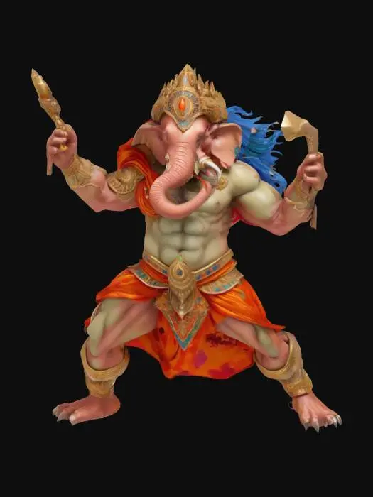 3D model for GaneshWarrior_
