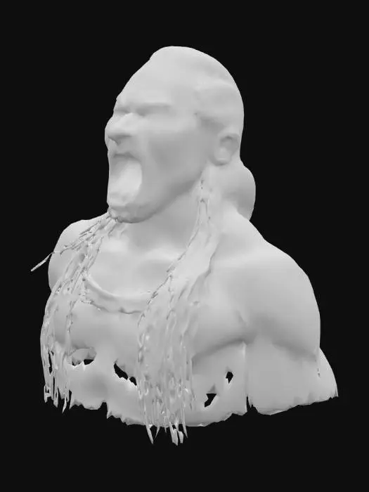 3D model for ScreamHom_PBR_