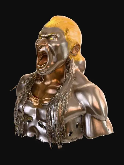 3D model for ScreamHom_PBR_