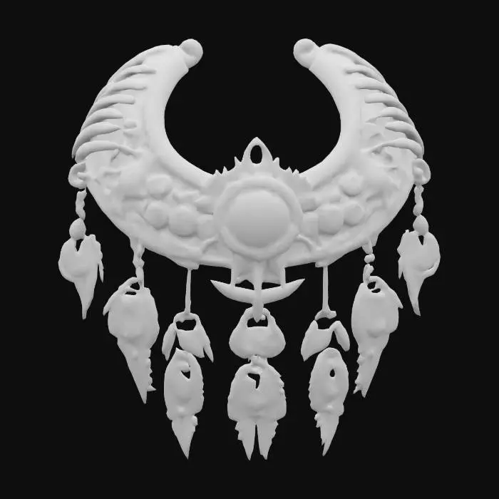 3D model for collar Salomé_