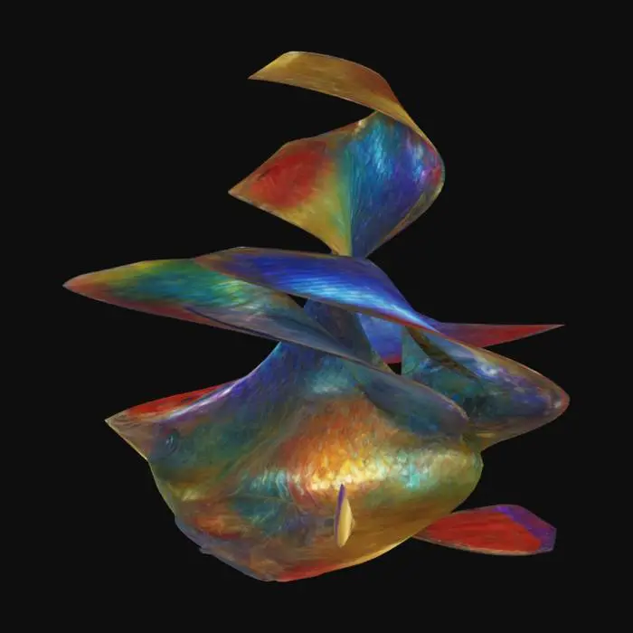 3D model for mon poisson deforme_retextu