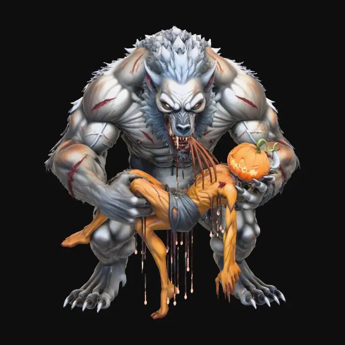 3D model for #Halloween2025#,Lunar Harvest