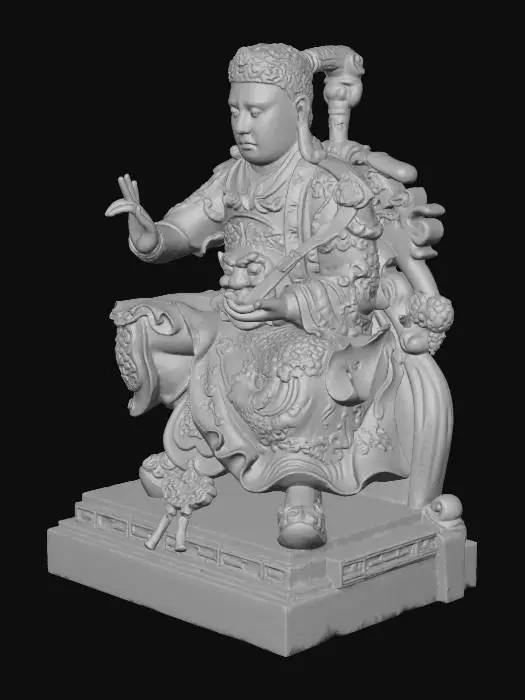 3D model for Golden Guardian Statue