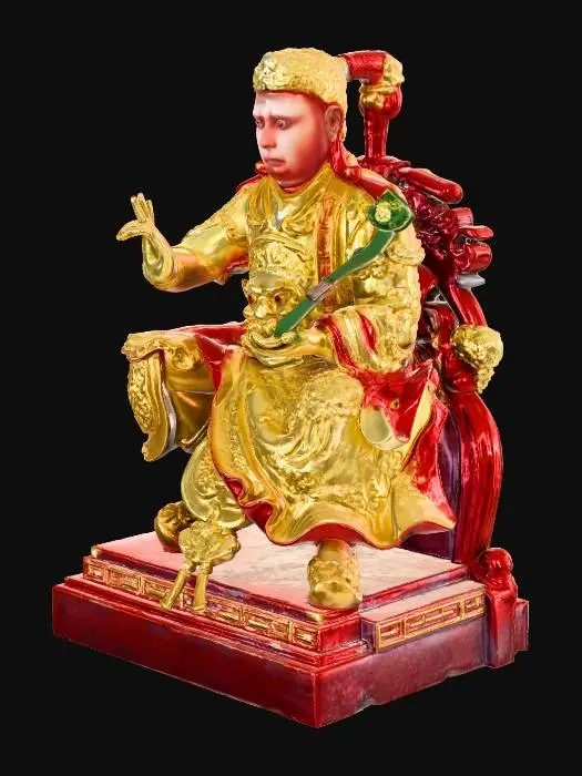 3D model for Golden Guardian Statue