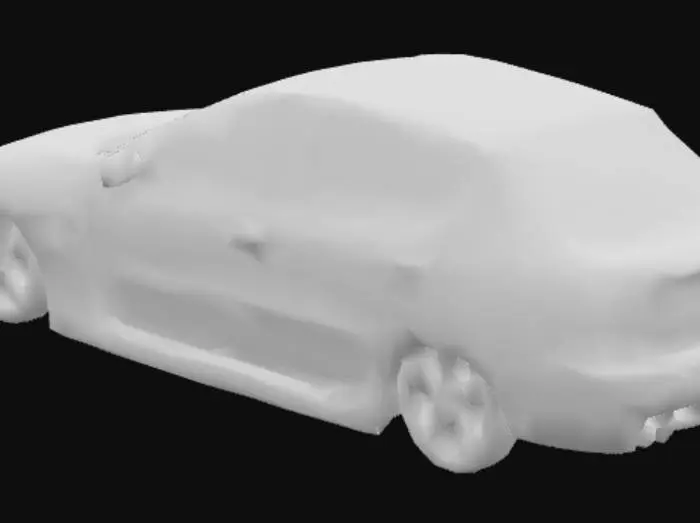 3D model for Slammed Model Car