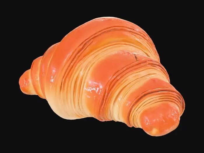 3D model for Golden Croissant
