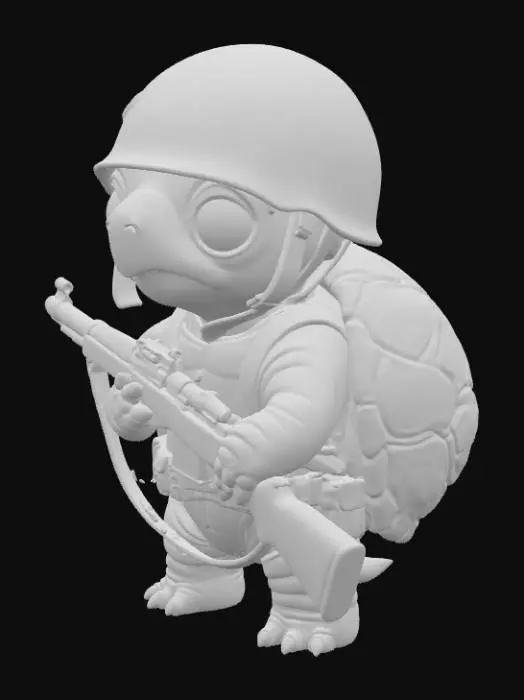 3D model for Turtle Trooper