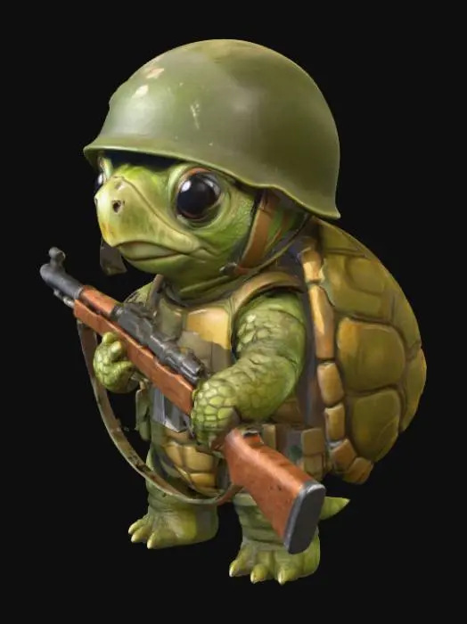3D model for Turtle Trooper