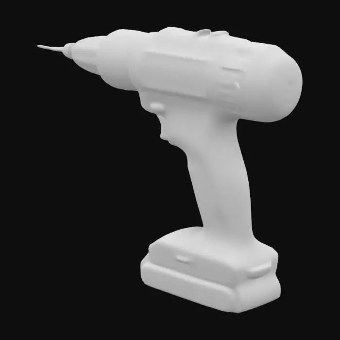 3D model for modern cordless screwdriver