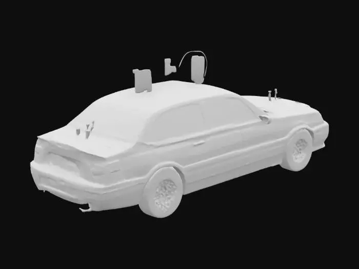 3D model for BMW 3-Series Compact Motorsport E36 Blueprint